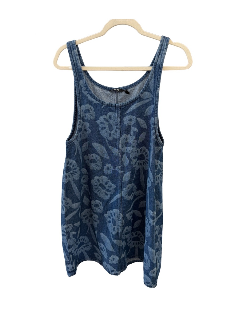 Nouli Blue Floral Denim Mini Dress - Medium